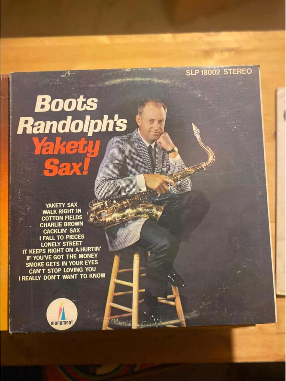 Boots Randolph – Boots Randolph's Yakety Sax! Vintage 33rpm VG+ AB24